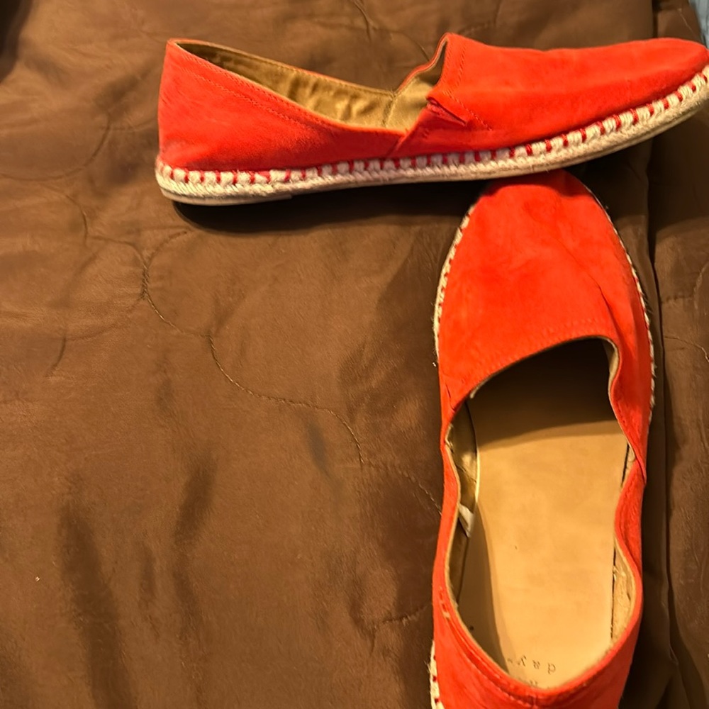 Red Flat Espadrilles